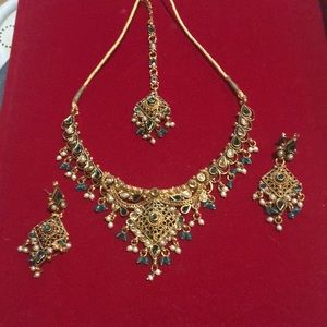 Indian Bollywood wedding necklace jewelry